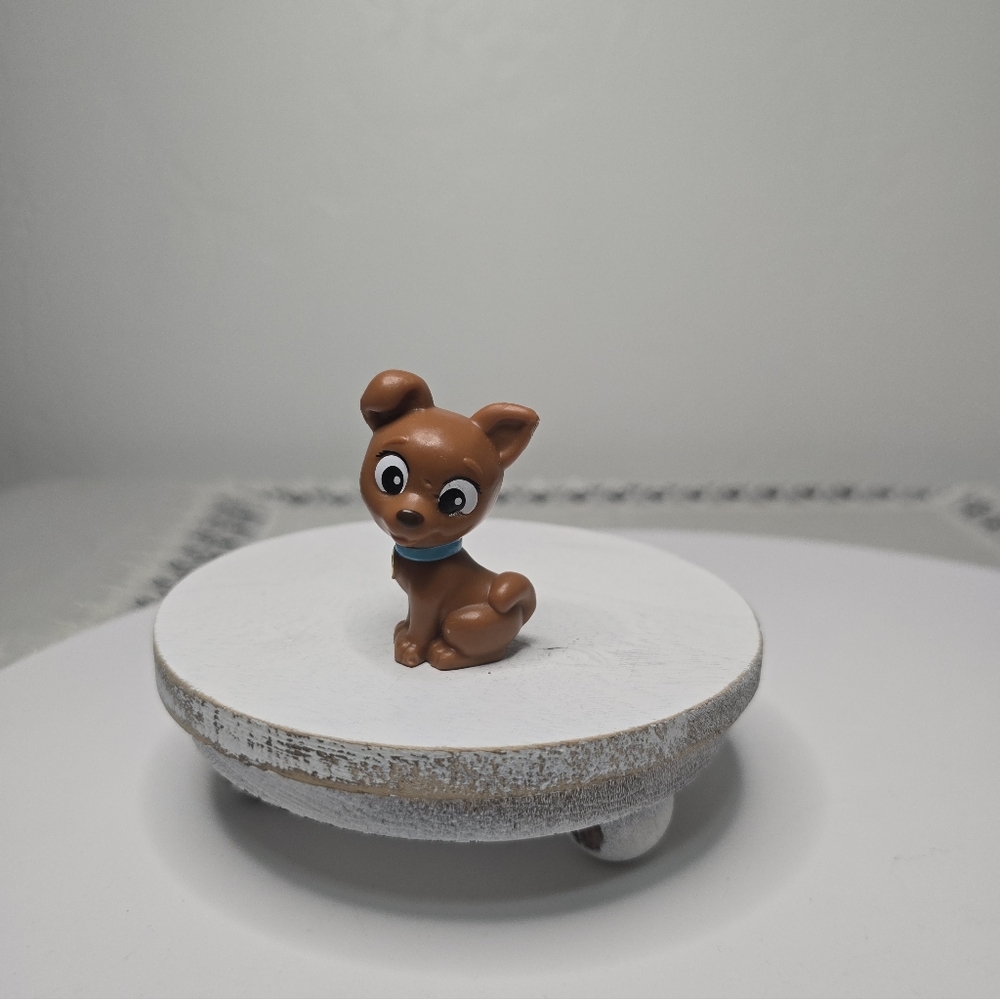 Barbie Doll Pets Small Brown Puppy Dog Sitting Toy [ Read Details ]